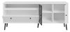 Forte Harllson, einfache Montage Dank EasyKlix TV Tisch Weiß mit Uni Wolfram Grau, TV Schrank mit 2 Türen, skandinavischer Stil, Retro, 160 cm breit x 67 cm hoch x 41 cm tief Bild 5