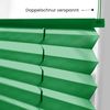 Sonello Plissee Klemmfix ohne Bohren 100x200 cm Grün Faltrollo Plisseerollo Jalousie für Tür & Fenster Blickdicht Sichtschutz Sonnenschutz Fertifplissee Rollo Bild 3