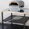 BBQ-Toro Grillablagetisch Grillwagen 80 x 80 x 83 cm, Schwarz, Grilltisch mit großer Arbeitsfläc Bild 2