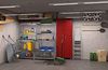 Stagecaptain Werkbank Werkbankregal - Robustes Steckregal für Werkstatt, Lagerraum, Keller, (WBR-175, 1-tlg), Tragkraft gesamt: 625 kg Bild 2