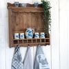 DESIGN DELIGHTS Wandregal WANDREGAL "COTTAGE", Mahagoni Holz, 76 cm, antikes Küchenregal Bild 4