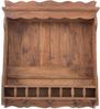 DESIGN DELIGHTS Wandregal WANDREGAL "COTTAGE", Mahagoni Holz, 76 cm, antikes Küchenregal Bild 3