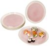 MamboCat Speiseteller 6x Reactive Glaze Paris Speiseteller 6 Personen Creme Pink Essteller Bild 2