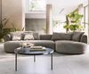 Couchtisch Torell 80x80 cm Keramik Laminam®Noir Desir Braun Metallrahmen Effektfinish Titan Bild 4