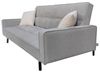 HTI-Living Sofa Modernes Schlafsofa 3-Sitzer Grau, Stück 1 Teile, Couch inklusive 2 Zierkissen Bild 2