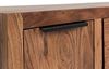 Badmöbelset Akazie Holz 2-tlg. massivum Sydney klein braun 105x74x45 cm Waschtisch mit Spiegel Badezimmer Unterschrank Landhausstil Bild 4