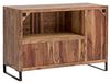 Badmöbelset Akazie Holz 2-tlg. massivum Sydney klein braun 105x74x45 cm Waschtisch mit Spiegel Badezimmer Unterschrank Landhausstil Bild 5
