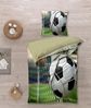 Bettwäsche mit Fußball Tor 135 x 200 cm, 100 % Baumwolle Bild 2