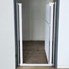 RAMROXX Treppenschutzgitter, für 75-85cm Durchgang, 142 cm Hoch, Metall Weiß Bild 4