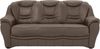 Cavadore 3-Sitzer Bansa mit Federkern / Polstercouch in Leder / 198 x 94 x 95 / Echtleder Graubraun Bild 3
