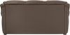 Cavadore 3-Sitzer Bansa mit Federkern / Polstercouch in Leder / 198 x 94 x 95 / Echtleder Graubraun Bild 4