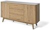 Jahnke Sideboard, Engineered Wood, Montana Eiche Nb, One Size Bild 4