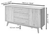 Jahnke Sideboard, Engineered Wood, Montana Eiche Nb, One Size Bild 3
