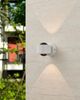 Eglo 98747 LED Outdoor Wandleuchte TREVIOLO Up & Downlight weiß klar L:9cm H:8,5cm T:12cm IP44 Bild 3