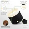 SSC-LUXon LED Aufbaustrahler VORA LED Aufbaulampe schwarz mit LumiFLEX Lichtfarbe 3CCT 230V, Warmweiß bis Tageslicht Bild 3