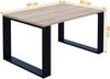 AKKE Außergewöhnlicher Couchtisch Beistelltisch für Wohnzimmer | Kaffee Tee Wohnzimmertisch Tisch | Coffee Table | Zimmer Schlafzimmer Möbel | Deko Modern Sonoma 50 x 50 x 45 Bild 2