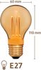 greenandco 4x LED Vintage Glühbirne zur Stimmungsbeleuchtung | dimmbar | E27 A60 | gold | 2,3W 65lm | 1800K extra warmweiß | 320° | 230V | flimmerfrei | Edison Glühbirne Bild 3