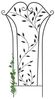 DanDiBo Rankhilfe Metall Rankgitter 135 cm Braun Rankstab Kletterhilfe Bodenstecker 100974 Blumenhalter Ranksäule Bild 5