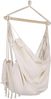 Makramee 'BONEA' Makramee Hängesessel mit Kissen, Baumwolle, Beige, 95 x 55 x 125 cm Bild 5