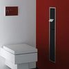 emco ASIS 150 Unterputz-Schrankmodul für das Gäste-WC, Badezimmerschrank als Toilettenpapierhalter & Klobürstenhalter mit extra Fach, Hochschrank mit Push to Open-Funktion, schwarz Bild 4