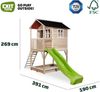 Exit Holz Spielhaus Loft 700 | Braun | 391 x 190 x 269 cm Bild 3
