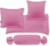 Fleuresse Mako-Satin-Kissenbezug uni colours pink 4070 40x80 cm Bild 3