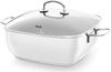 Fissler Edelstahlbräter Secural eckig, Bräter, mit Glasdeckel, 28 cm, 001-500-28-000 Bild 3