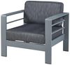 Outdoor-Sessel Avise Aluminium Dunkelgrau [casa. pro] Bild 3