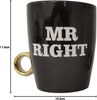 Out of the Blue Keramik-Becher, Mr Right & Mrs Always Right Bild 5