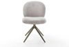 Drehstuhl Nube-Flex Cord Silbergrau Kreuzgestell breit Effektfinish Titan 360° drehbar Wippfunktion Taschenfederkern Bild 3