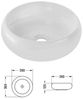 Waschtisch Skelbolu mit Schubladen 60x72x40 cm Eicheoptik [en. casa] Bild 2