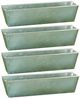 HTI-Living Pflanzkübel Pflanzkasten für Palette 4er-Set (Set, 4 St, 4 rechteckige Pflanzkasten), Pflanztopf Blumentopf Blumenschale Bild 3