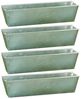 HTI-Living Pflanzkübel Pflanzkasten für Palette 4er-Set (Set, 4 St, 4 rechteckige Pflanzkasten), Pflanztopf Blumentopf Blumenschale Bild 2