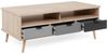 Finori Epik 54 Couchtisch, Dekor Elegance Endgrain / Graustufen | Couchtisch für Wohnzimmer | Maß: B x H x T ca. 120 x 46,3 x 60 cm | Couchtisch mit 3 Schubkästen und 2 offenen Fächern Bild 5