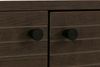 Bücherregal HWC-N78, Bücherschrank Hochschrank, skandinavischer Stil Metall Holz Melamin MVG 200x80x30cm ~ dunkelbraun Bild 5