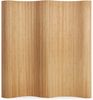 Homestyle4u Paravent Raumteiler, Bambus, braun, 250 x 0,3 x 200 cm (BxTxH) Bild 2