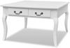 vidaXL Couchtisch mit 4 Schubladen Weiß 242436 Bild 2