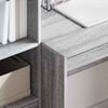 vidaXL Schreibtisch Graues Sonoma 80 x 50 x 76 cm 869431 Bild 4