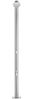 vidaXL Gartendusche mit Grauer Bodenplatte 220 cm Edelstahl 3070783 Bild 3