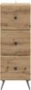 vidaXL Schubladenschrank Artisan-Eiche 33 x 34,5 x 90 cm Holzwerkstoff 895544 Bild 4