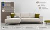 Places of Style Ecksofa Oland, 280 cm, im zeitlosem Design und hochwertiger Verabeitung Bild 3