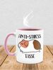 Shirtracer Tasse Anti Stress Meerschweinchen, Keramik, Statement Sprüche Bild 3