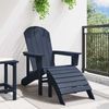 vidaXL Adirondack-Stuhl Marineblau 82 x 74 x 92 cm HDPE 42006630 Bild 3