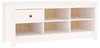 vidaXL Schuhschrank Weiß 110x38x45,5 cm Massivholz Kiefer 814595 Bild 2