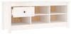 vidaXL Schuhschrank Weiß 110x38x45,5 cm Massivholz Kiefer 814595 Bild 4