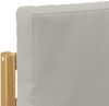 vidaXL Outdoor-Sofagarnitur 3 pcs Weiß und Hellgrau 189,5 x 63 x 73 cm 3387165 Bild 5