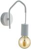 Ausgefallene LED Wandlampe 1-flammig Metall Weiß, Höhe 17,5cm Bild 2