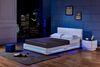 Home Deluxe Polsterbett mit LED-Beleuchtung 'ASTEROID' Schwarz 160x200 cm, ohne Matratze Bild 5