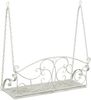 vidaXL Schaukelbank Stahl 110 x 52,5 x 47 cm Antik Weiß 42038698 Bild 5