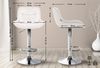 Barhocker 2er Set TAMPA - Creme, Samt, Chrom Barhocker mit Lehne Barstuhl Tresenhocker Tresenstuhl Kneipenhocker Kneipenstuhl Bild 2